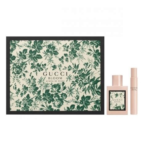 gucci bloom acqua di fiori gift set